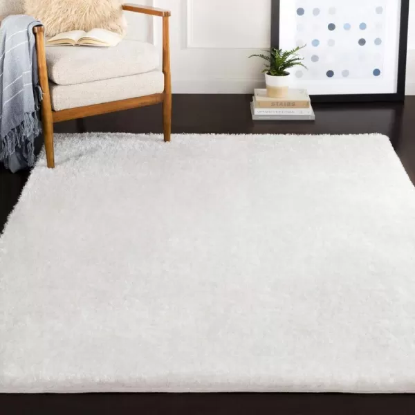 Artistic Weavers Solid Plush Alaskan Shag Area Rug 27 x 73 WhiteWhite 27 x 73