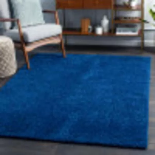 Artistic Weavers Solid Plush Blissful Shag Area Rug 710 x 10 Cream710 x 10 Dark Blue