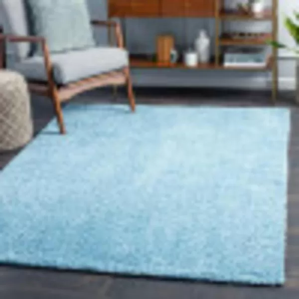 Artistic Weavers Solid Plush Blissful Shag Area Rug 710 x 10 Cream710 x 10 Pale Blue