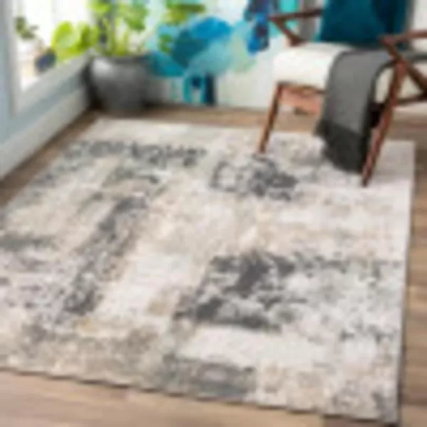 Artistic Weavers Suzi Modern Abstract Area Rug 53 x 73 CharcoalArtistic Weavers Suzi Modern Abstract Area Rug 53 x 73 Charcoal