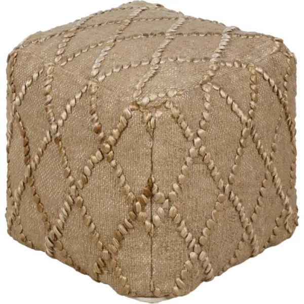 Artistic Weavers Tallulah Handwoven Pouf 16 H x 16 W x 16 D16H x 16W x 16D Beige