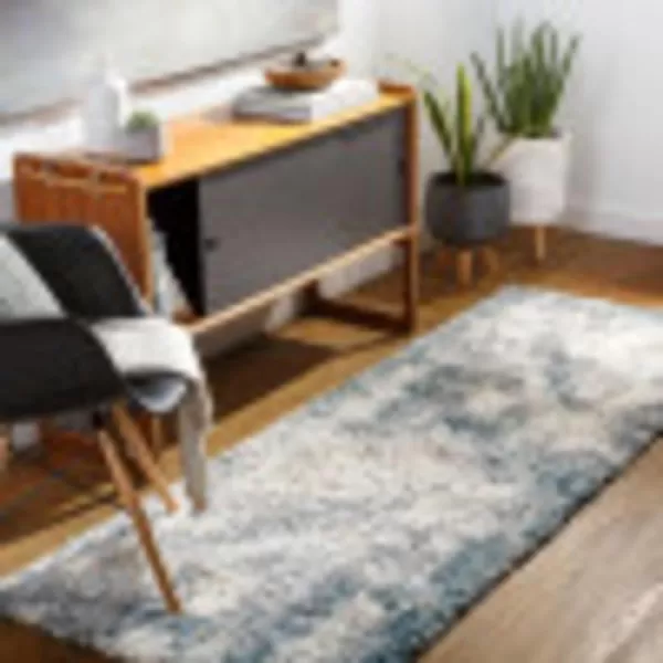 Artistic Weavers Teofilo Abstract Shag Area Rug 27 x 73 AquaArtistic Weavers Teofilo Abstract Shag Area Rug 27 x 73 Aqua