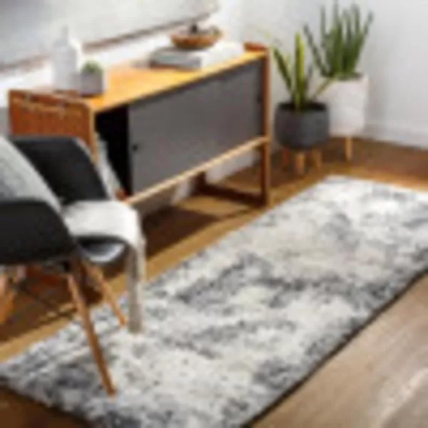 Artistic Weavers Teofilo Abstract Shag Area Rug 27 x 73 CharcoalArtistic Weavers Teofilo Abstract Shag Area Rug 27 x 73 Charcoal