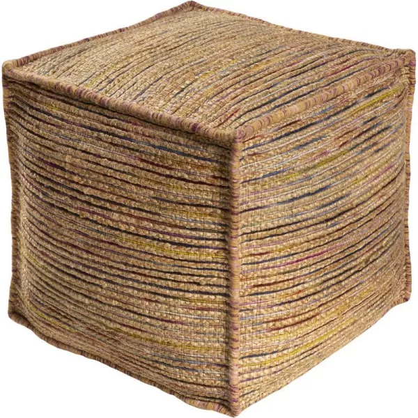 Artistic Weavers Terranova Jaquard Pouf 18 H x 18 W x 18 D18 x 18 x 18 Multi Color