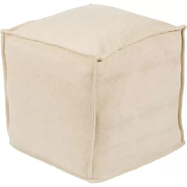 Artistic Weavers Thorin Distressed Pouf 18 H x 18 W x 18 D Khaki18H x 18W x 18D Khaki