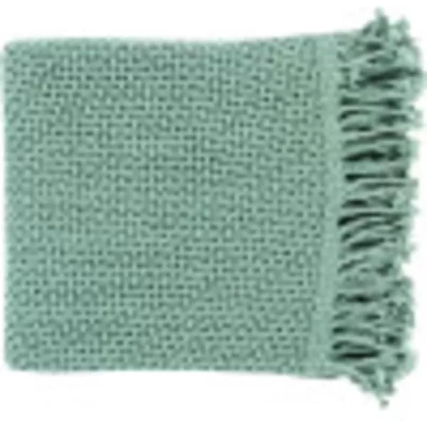 Artistic Weavers Tillery Throw 49 by 52Inch Red 49 x 52Aqua