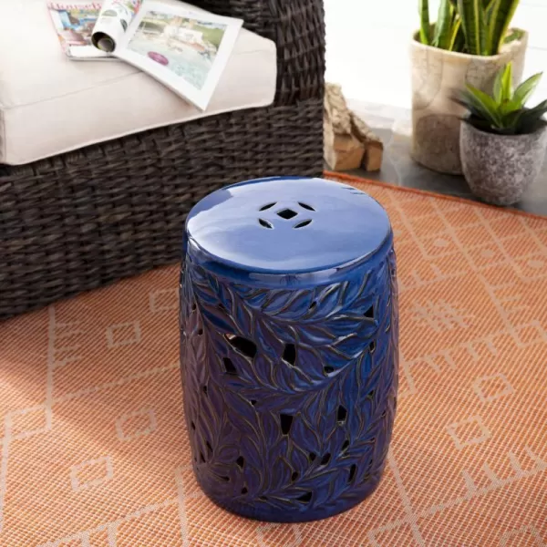 Artistic Weavers Tropics Garden Stool BlueArtistic Weavers Tropics Garden Stool Blue