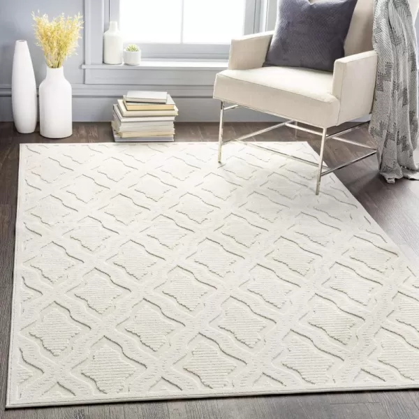 Artistic Weavers Vale Outdoor Geometric Area Rug 53 x 73 Cream2 x 211