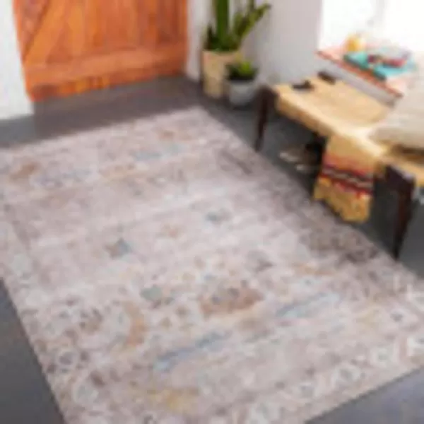 Artistic Weavers Xavi Oriental Border Area Rug 5 x 76 Blush23 x 39 Light Brown