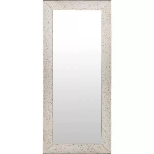 Artistic Weavers Zortman Speckled Rectangular Beveled Glass Mirror 32 H x 24 W x 02 D Silver44H x 20W x 02D