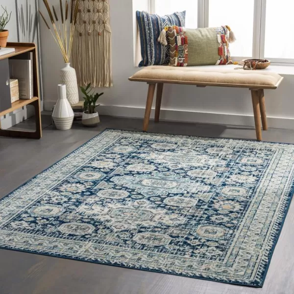 Redondo Beach Outdoor Boho Area Rug53 x 7SlateCoral710 x 10 NavyGrey