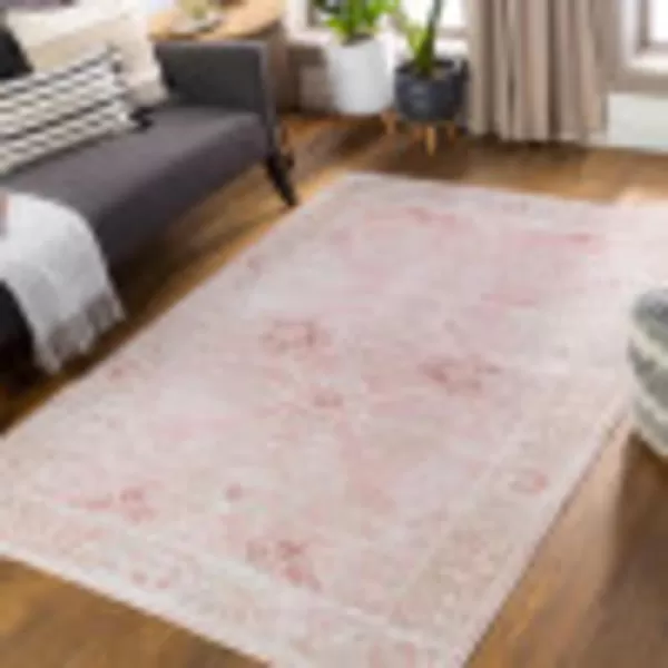 Saladin Traditional Classic Area Rug52 x 7 Rose