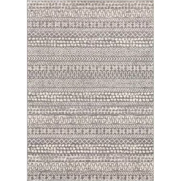 WorldWeavers Carina Area Rug 710 x 103 Grey53 x 73 Grey