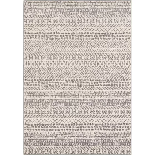 WorldWeavers Carina Area Rug 710 x 103 Grey53 x 73 White