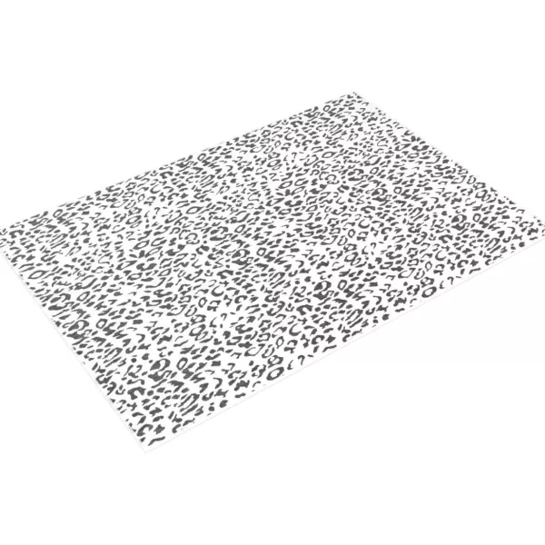 Livabliss Esperanza Leopard Outdoor Area Rug53quot x 77quotBlackWhiteBlackWhite