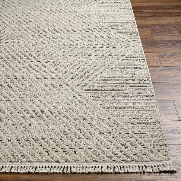 Artistic Weavers Berlin Bohemian Geometric Area Rug53quot x 7Light Grey