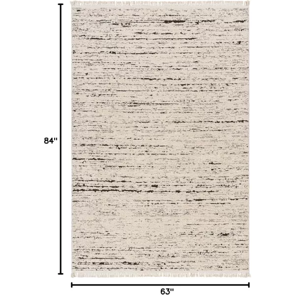 Livabliss Berlin Bohemian Abstract Area Rug52quot x 7Light Grey