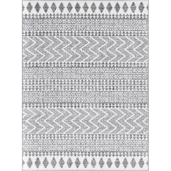 Livabliss Calliope Bohemian Moroccan Area Rug53quot x 7GreyGrey