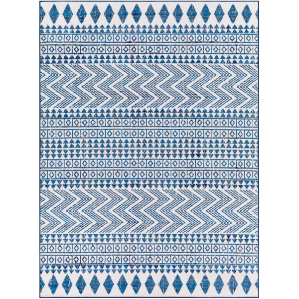 Livabliss Calliope Bohemian Moroccan Area Rug53quot x 7GreyNavy