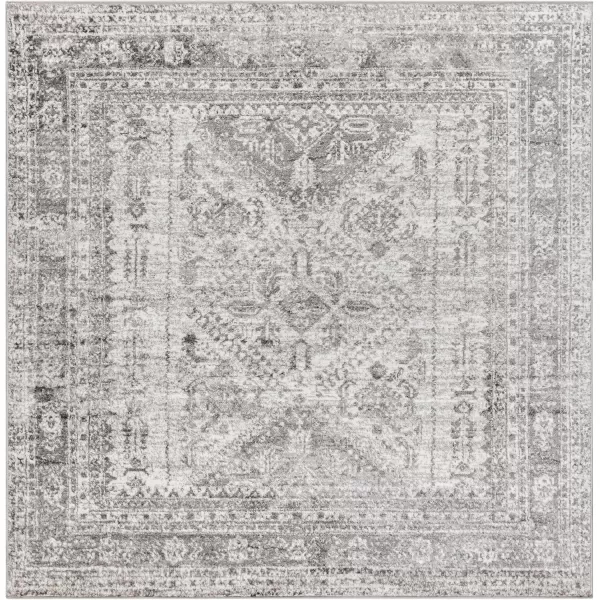 Livabliss Desta Vintage Oriental Area Rug53quot x 73quotNavyCharcoal