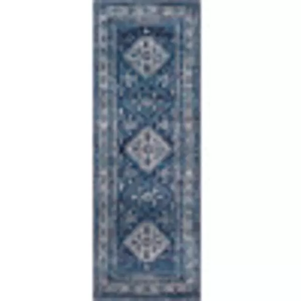 Livabliss Desta Vintage Oriental Area Rug53quot x 73quotNavyNavy