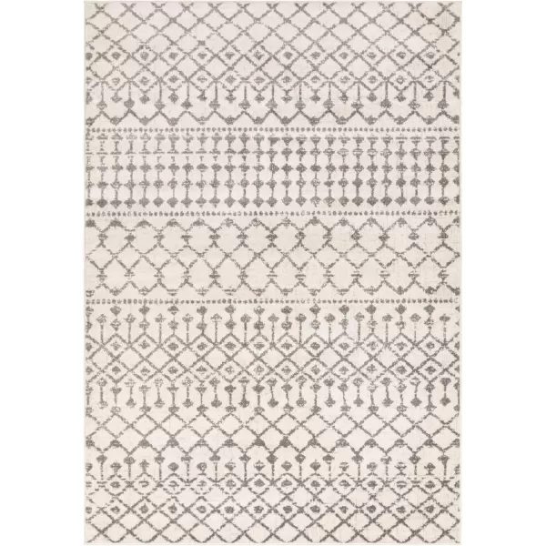 Livabliss Elsie Global Bohemian Area Rug53quot x 73quotKhakiGrayKhaki  Gray