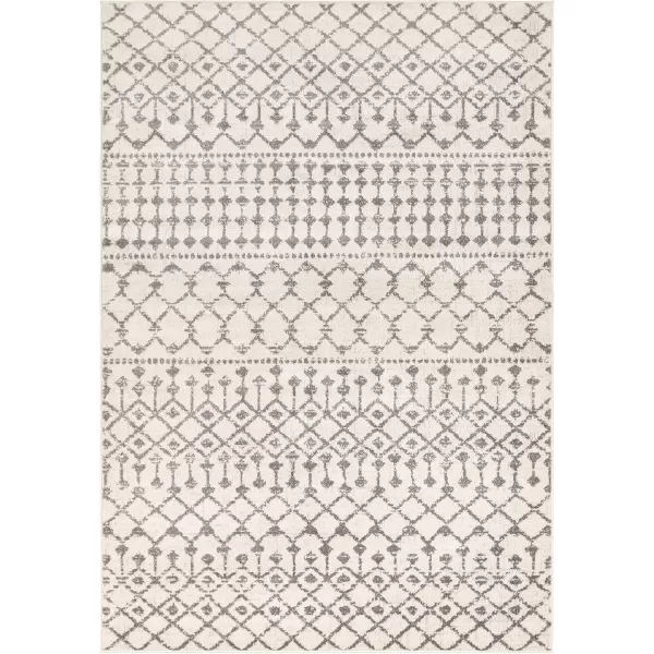 Livabliss Elsie Global Bohemian Area Rug53quot x 73quotKhakiGrayKhaki  Gray