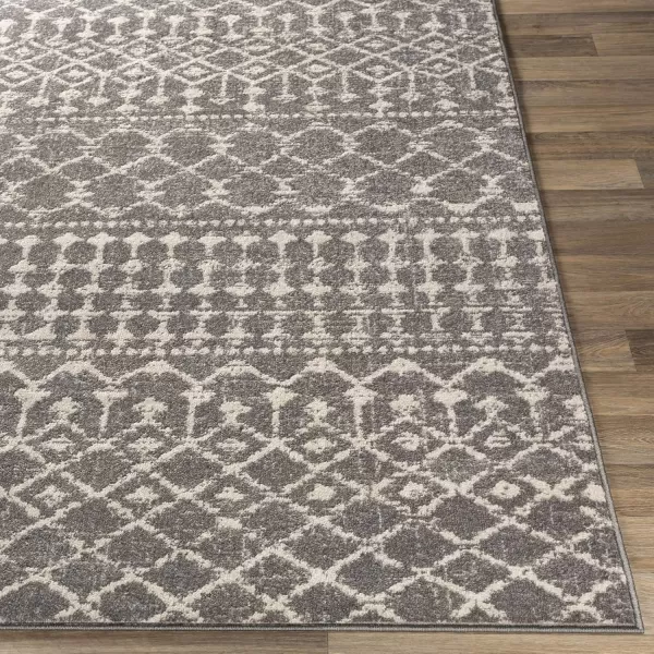 Livabliss Elsie Global Bohemian Area Rug53quot x 73quotKhakiGrayMedium Gray