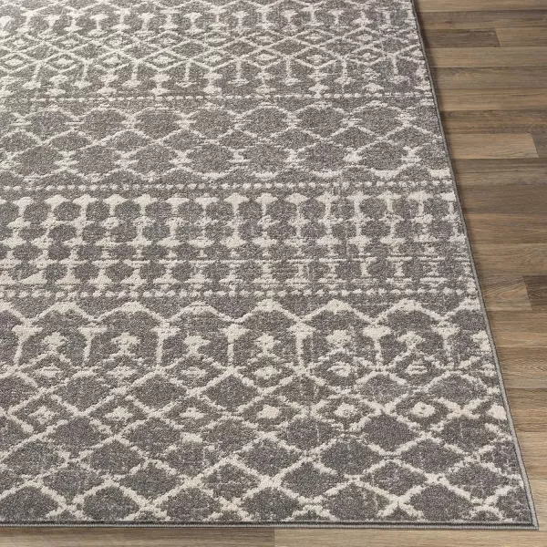 Livabliss Elsie Global Bohemian Area Rug53quot x 73quotKhakiGrayMedium Gray