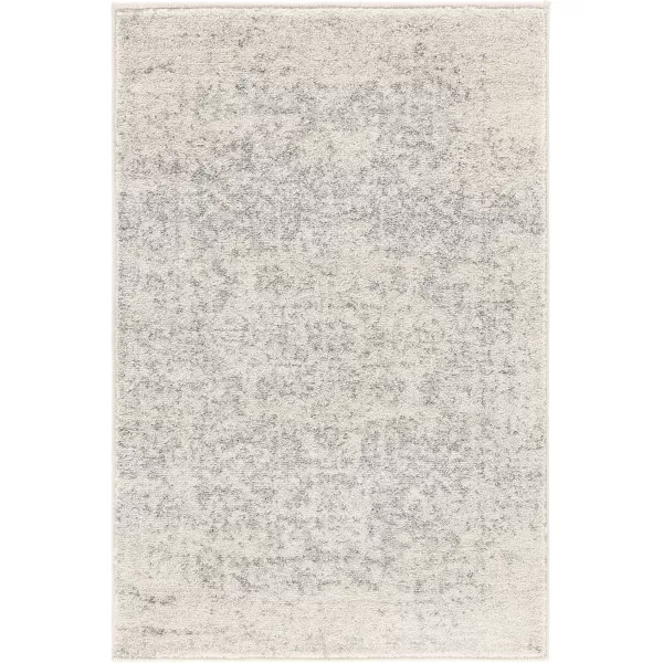 Livabliss Janine Vintage Medallion Area Rug53quot x 73quotBlackGrey