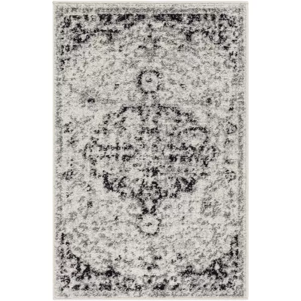 Livabliss Odelia Vintage Bohemian Area Rug53quot x 73quotPinkOrangeBlack