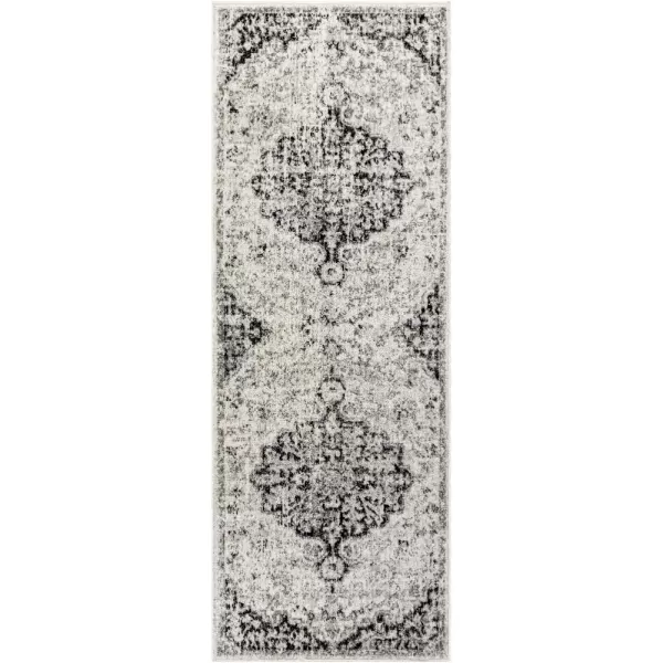 Livabliss Odelia Vintage Bohemian Area Rug53quot x 73quotPinkOrangeBlack