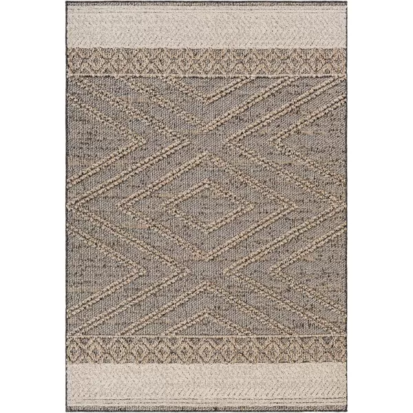 Livabliss Sarasota Modern Area Rug 5 x 7 Black 5 x 7Black