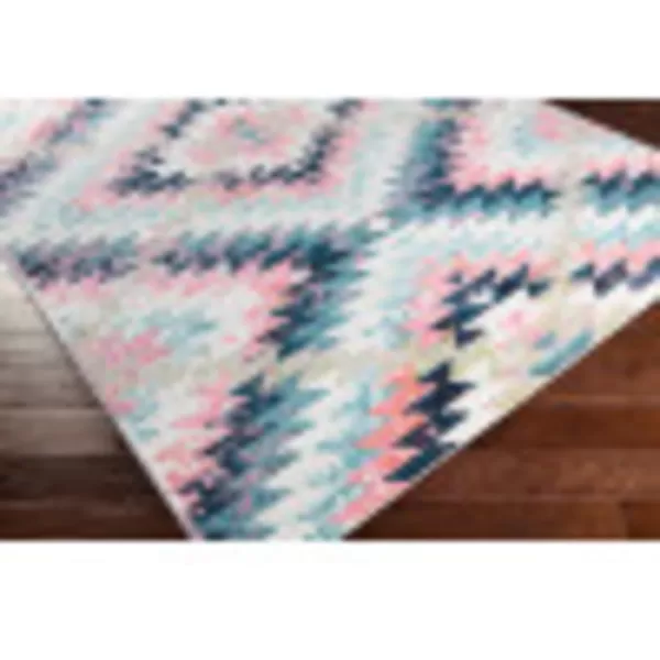 Livabliss Tara Bohemian Southwestern Area Rug53quot x 73quotTeal27 x 73