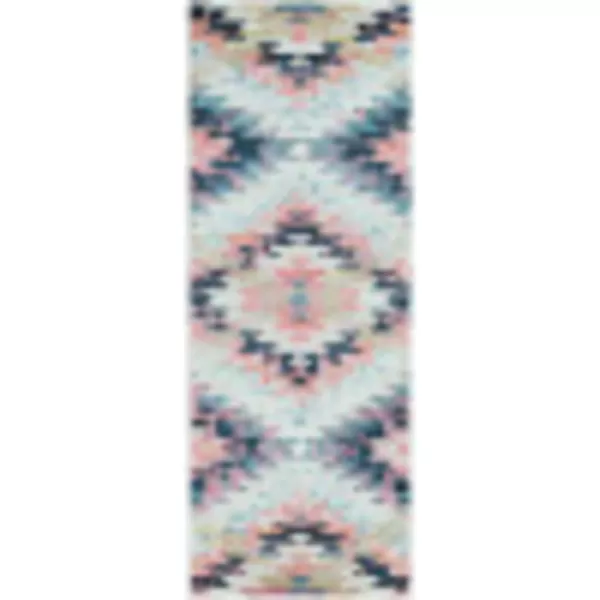 Livabliss Tara Bohemian Southwestern Area Rug53quot x 73quotTeal27 x 73