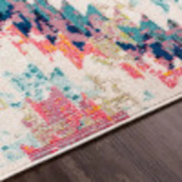 Livabliss Tara Bohemian Southwestern Area Rug53quot x 73quotTeal27 x 73