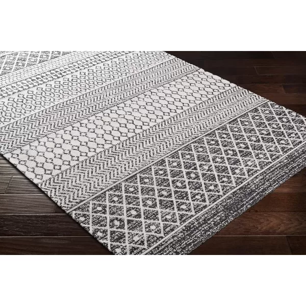 Livabliss Tirian Bohemian Moroccan Area Rug5 x 73quotCharcoalBlack