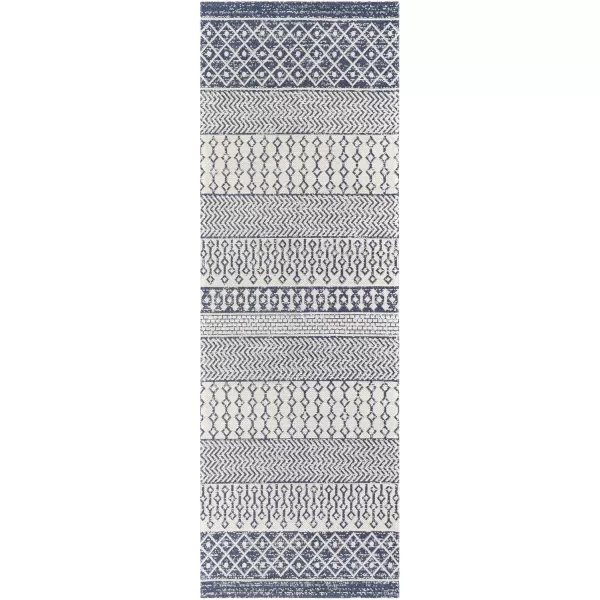 Livabliss Tirian Bohemian Moroccan Area Rug5 x 73quotCharcoalDark Blue