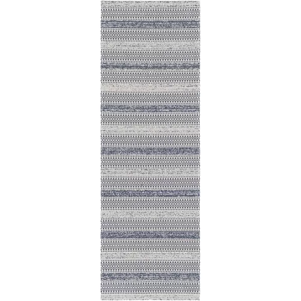 Livabliss Tumnus Bohemian Tribal Area Rug5 x 73quotBlackDark Blue