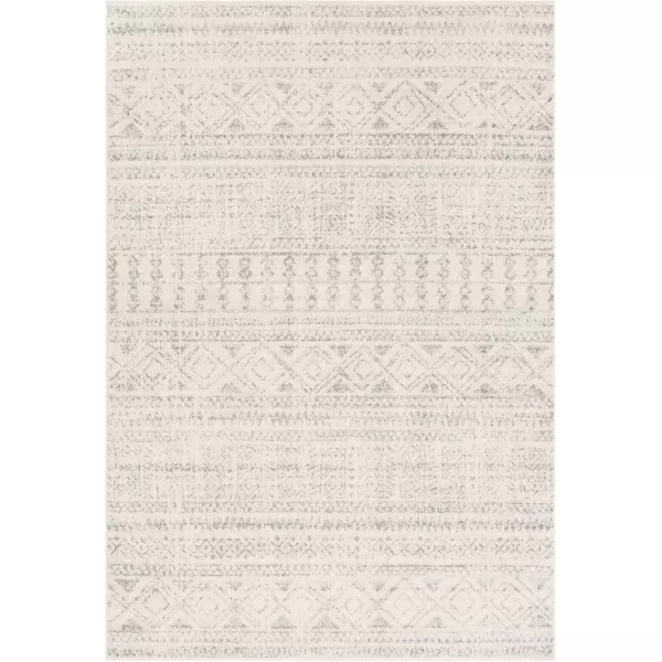 Livabliss Victor Bohemian Moroccan Area Rug53quot x 76quotGray53 x 76