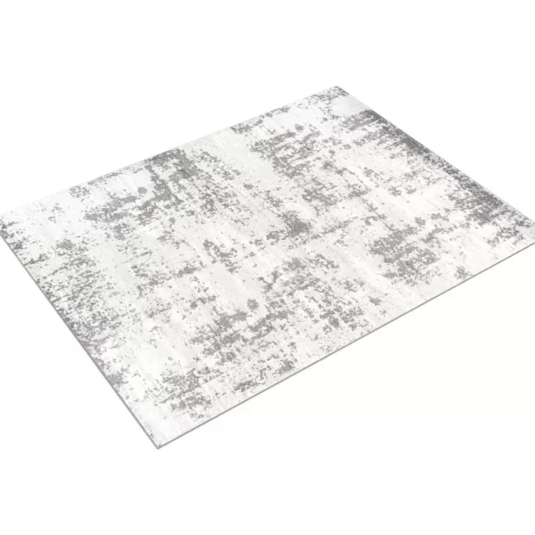 Livabliss Arti Modern Abstract Area Rug 53quot x 73quot Medium GrayMedium Gray