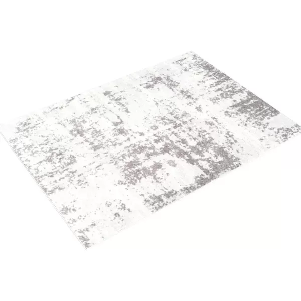 Livabliss Arti Modern Abstract Area Rug 53quot x 73quot Medium GrayMedium Gray