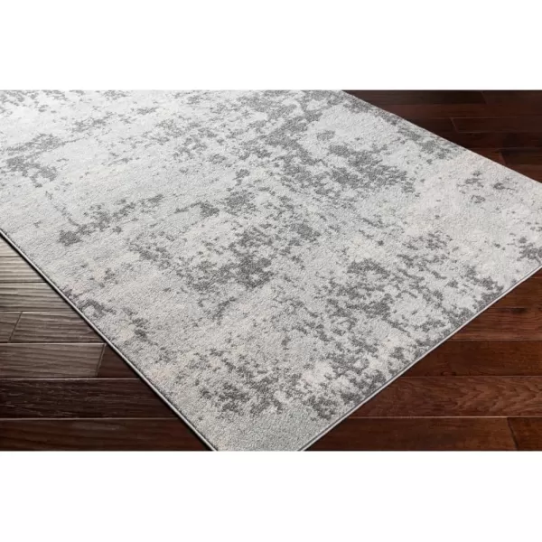 Livabliss Arti Modern Abstract Area Rug 53quot x 73quot Medium GrayMedium Gray