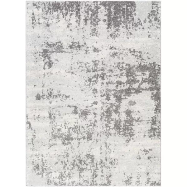 Livabliss Arti Modern Abstract Area Rug 53quot x 73quot Medium GrayMedium Gray