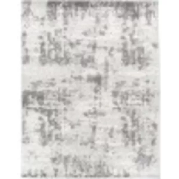 Livabliss Arti Modern Abstract Area Rug 53quot x 73quot Medium GrayMedium Gray