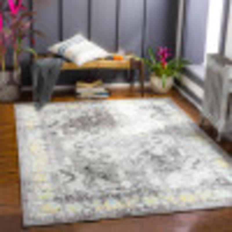 imageMartino Classic Medallion Area RugMedium Gray