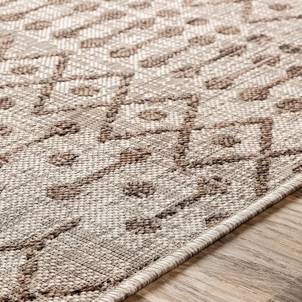 imageArtistic Weavers Hinata Outdoor Area Rug53quot x 77quot Brown