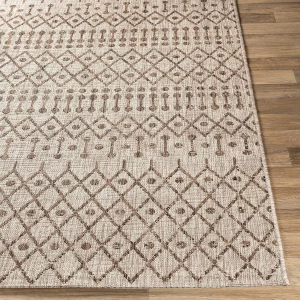 imageArtistic Weavers Hinata Outdoor Area Rug53quot x 77quot Brown