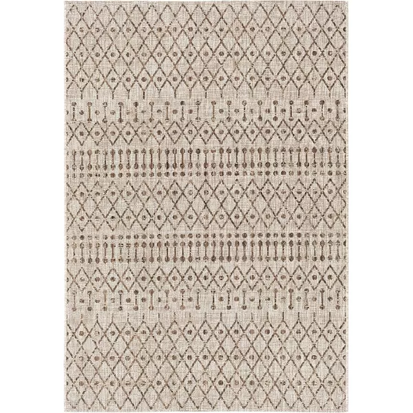 imageArtistic Weavers Hinata Outdoor Area Rug53quot x 77quot Brown