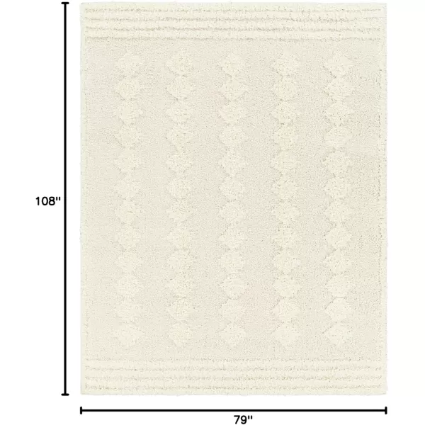 imageArtistic Weavers Rodos Modern Diamond Shag Rug53quot x 7Tan67 x 9